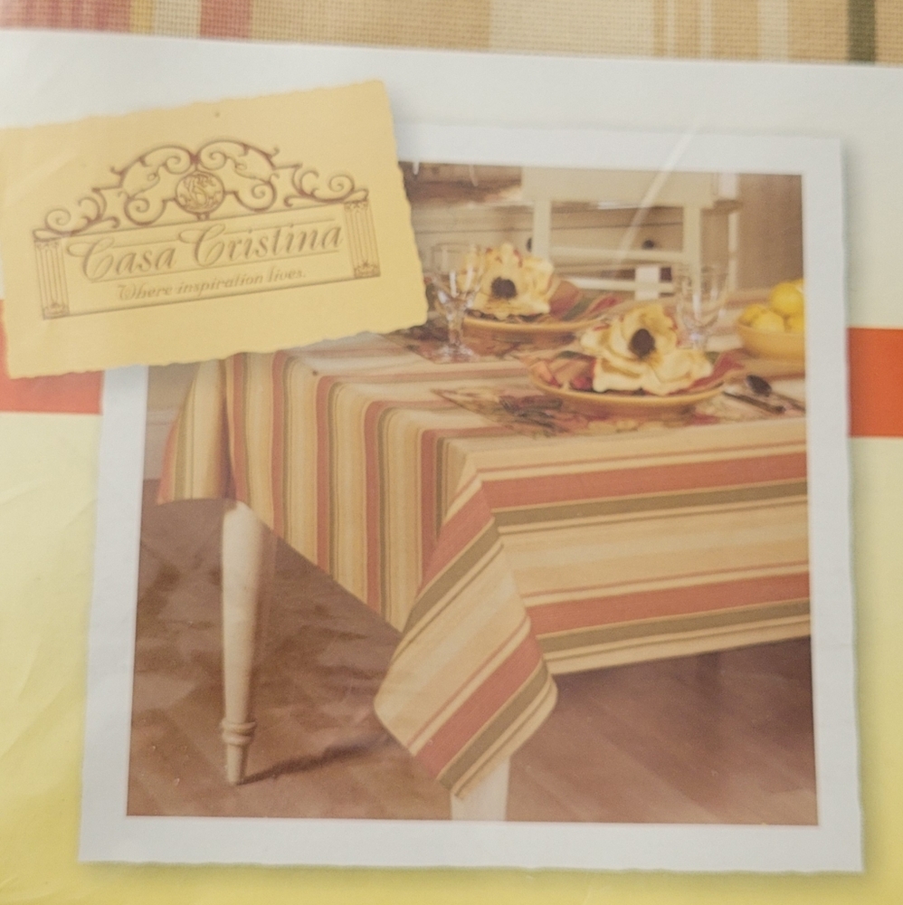 La Mesa Fabric Tablecloth by Casa Christina